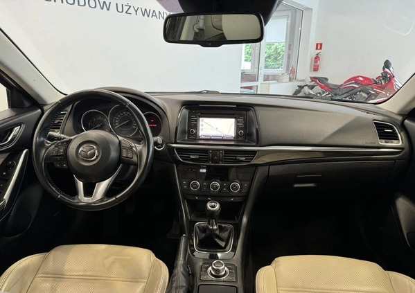 Mazda 6 cena 54900 przebieg: 93010, rok produkcji 2015 z Nowe małe 529